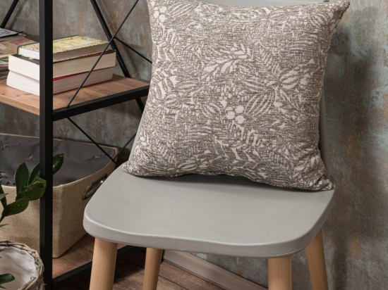 Μαξιλάρι Διακοσμητικό (Με Γέμιση) Montana 02 Beige Teoran 43X43 Ακρυλικό,Βαμβάκι, Polyester