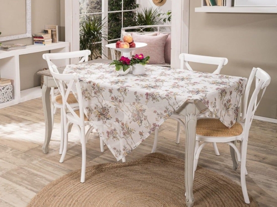 Τραπεζομάντηλο Mayor Multi Teoran 135X135cm Πολυέστερ