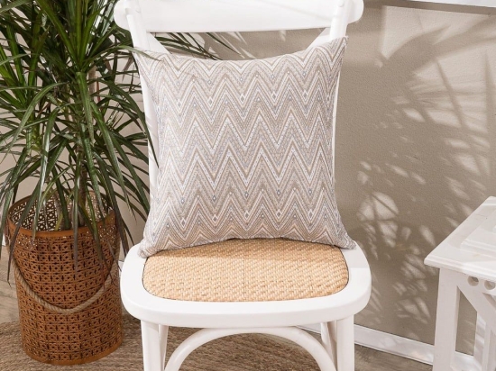 Μαξιλαροθήκη Διακοσμητική Rota 02 Beige Teoran 45X45 Ακρυλικό,Βαμβάκι, Polyester