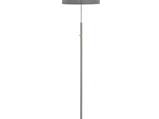 Φωτιστικό Δαπέδου Led Romao 95353 Grey Eglo Μέταλλο,Ύφασμα