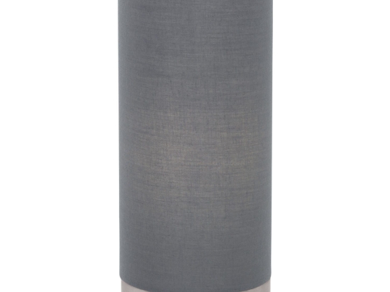 Φωτιστικό Επιτραπέζιο Pasteri 95119 Grey Eglo Μέταλλο,Ύφασμα