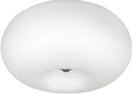 Φωτιστικό Οροφής Optica 86812 White Eglo Μέταλλο,Γυαλί