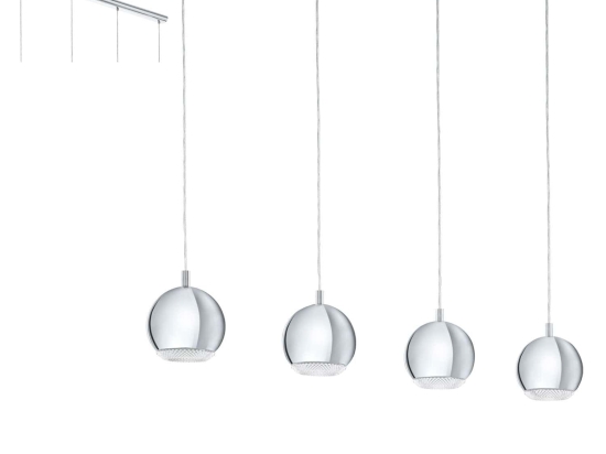 Φωτιστικό Οροφής Led Conessa 95912 Silver Eglo Μέταλλο,Πλαστικό
