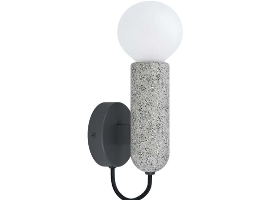Φωτιστικό Τοίχου-Απλίκα 'Giaconecchia' 39834 Anthracite-Grey Eglo Μέταλλο,Κεραμικό
