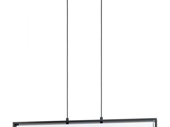 Φωτιστικό Οροφής-Ράγα Led Valdegrano-C 98445 Ble-Rgb/Cct 2700-6500K Black-White Eglo Ύφασμα,Ξύλο,Μέταλλο