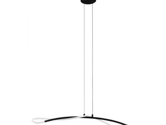 Φωτιστικό Οροφής Led Egidonella 99382 3000K Black-White Eglo Μέταλλο,Πλαστικό