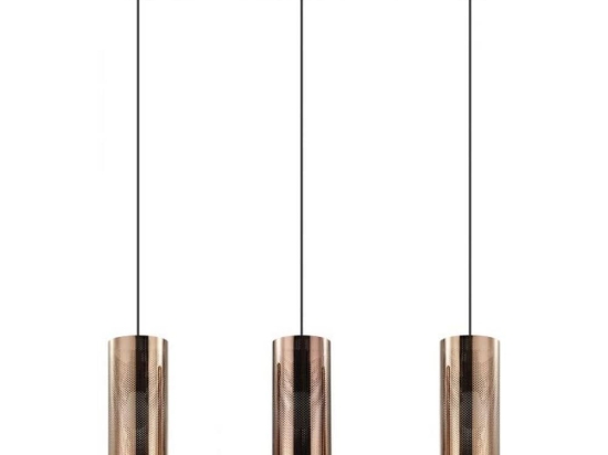 Φωτιστικό Οροφής-Ράγα Tabiago 99017 Black-Rose Gold Eglo Μέταλλο