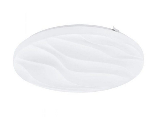 Φωτιστικό Οροφής-Πλαφονιέρα Led Benariba 99343 Ø330 3000K White Eglo Μέταλλο,Πλαστικό