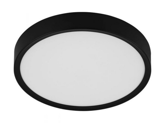 Φωτιστικό Οροφής-Πλαφονιέρα Led Musurita 98603 Ø340 3000K Black-White Eglo Μέταλλο,Πλαστικό