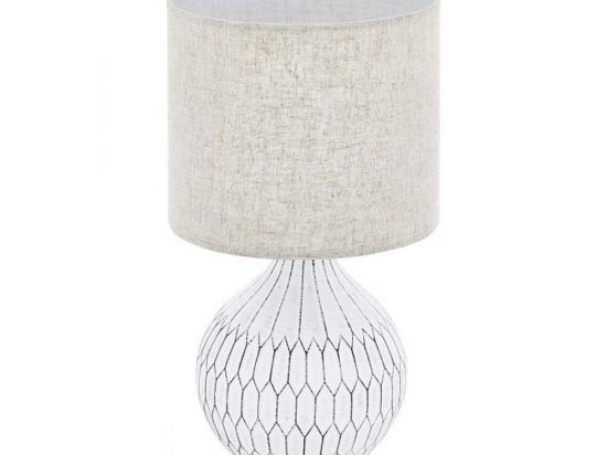 Φωτιστικό Επιτραπέζιο Bellariva 3 99332 Light Brown Eglo Κεραμικό,Ύφασμα