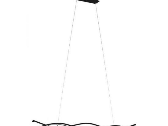 Φωτιστικό Οροφής-Ράγα Led Lasana 3 99317 3000K Black Eglo Αλουμίνιο, Πλαστικό