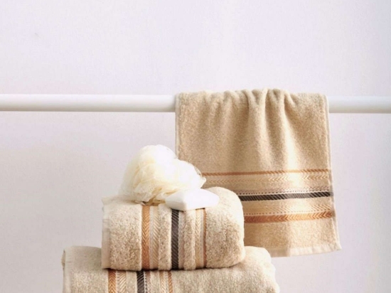 Πετσέτα Timothy Cream Sb Home Προσώπου 50x90cm 100% Βαμβάκι