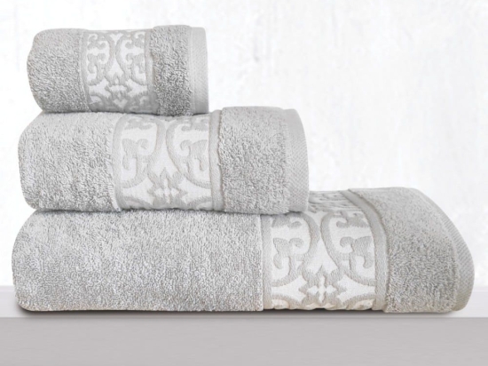 Πετσέτα Zenith Silver Sb Home Χεριών 30x50cm 100% Βαμβάκι