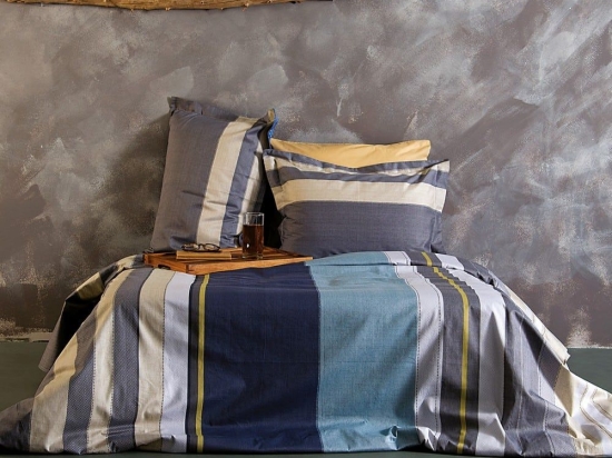Παπλωματοθήκη Fresh (Σετ 3τμχ) Grey Sb Home Υπέρδιπλο 230x250cm 100% Βαμβακοσατέν