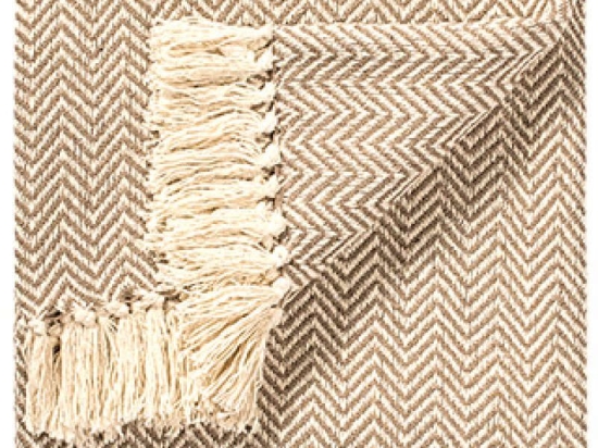 Ριχτάρι NATH9 Mπεζ Πολυθρόνα 125x150cm 100% Βαμβάκι