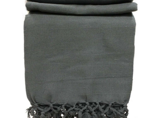 Ριχτάρι Rajput NARSKSCHA Ανθρακί Τετραθέσιο 225x350cm 100% Βαμβάκι