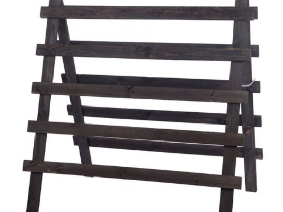 Πετσετοθήκη Δαπέδου 119cm 29645-074 Black Ξύλο