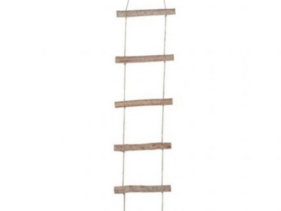 Διακοσμητική Σκάλα 17299-017 160cm Natural Ξύλο