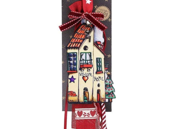 Γούρι Κρεμαστό Welcome Home LU21138A 30cm Multi
