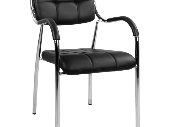 ΚΑΡΕΚΛΑ ΕΠΙΣΚΕΠΤΟΥ OBERON HM1018.01 ΜΑΥΡΟ PU 51x52x86Υ εκ.