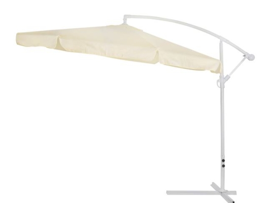 ΟΜΠΡΕΛΑ ΚΡΕΜΑΣΤΗ NOBLE Φ300x237cm. ΣΤΡΟΓΓΥΛΗ ΣΕ ΒΑΣΗ ΜΕ 4 ΠΟΔΙΑ HM6008