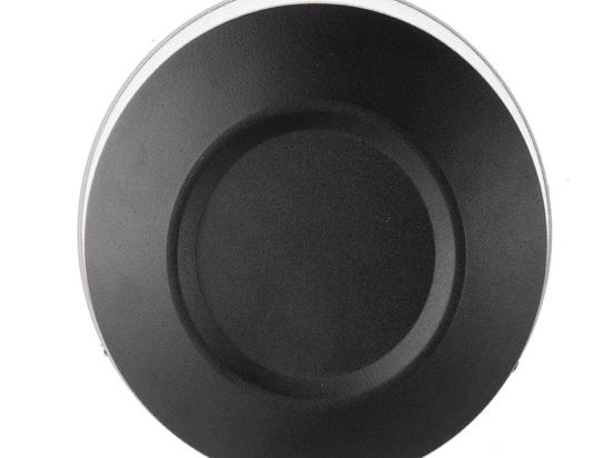 Φωτιστικό Τοίχου - Απλίκα Led Turn AP.TURN/NERO Black Ondaluce Μέταλλο,Γυαλί