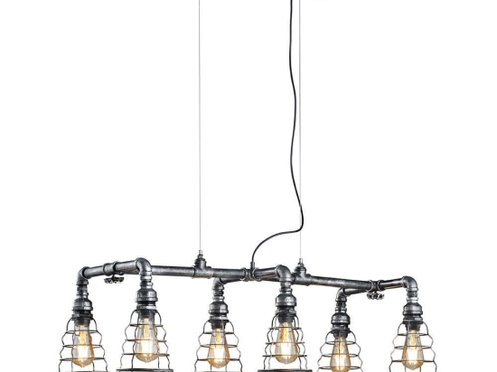 Φωτιστικό Οροφής Gotham 307000688 Silver Trio Lighting Μέταλλο