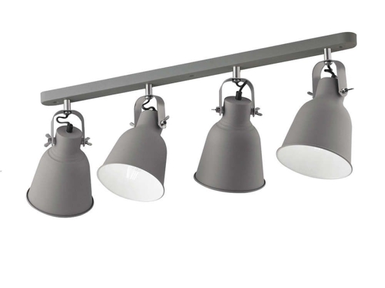 Φωτιστικό Οροφής - Ράγα I-Legend-AP4 GRI 8031414863013 Grey Luce Ambiente Design Μέταλλο