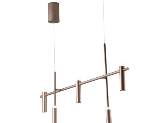 Φωτιστικό Οροφής - Ράγα Led-Candle-S5 8031414869336 Bronze Luce Ambiente Design Μέταλλο