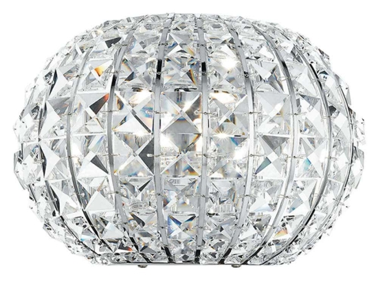 Φωτιστικό Τοίχου I-Concert/Ap 8031432741195 Chrome Luce Ambiente Design Κρύσταλλο,Μέταλλο