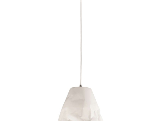 Φωτιστικό Οροφής Crumple 3535-40-102 White Fabas Luce Κεραμικό