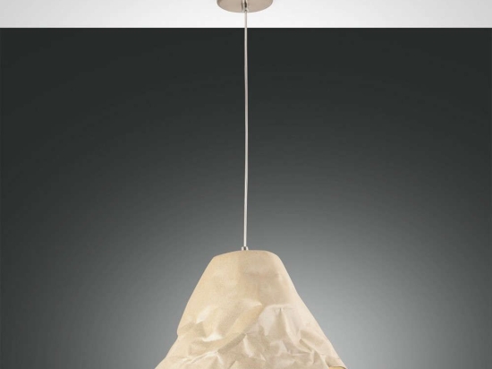 Φωτιστικό Οροφής Crumple 3535-40-348 Khaki Fabas Luce Μέταλλο,Κεραμικό