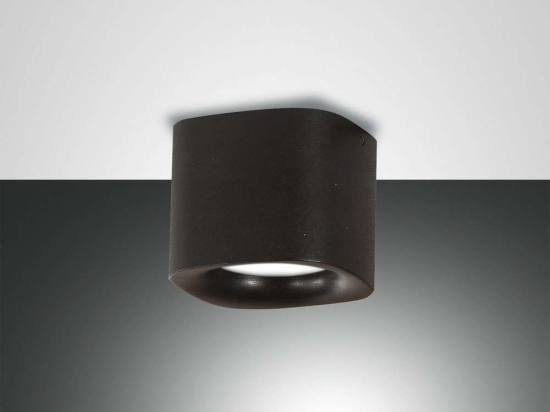 Φωτιστικό Οροφής - Σποτ Smooth 3555-81-101 Black Fabas Luce Αλουμίνιο