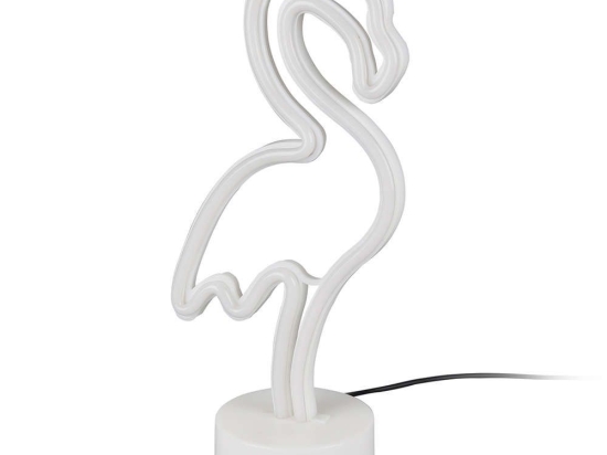 Επιτραπέζιο Φωτιστικό Παιδικό Led Flamingo R55240101 White RL Lighting Πλαστικό