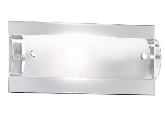 Φωτιστικό Τοίχου 5476 Clear White Perenz Μέταλλο,Γυαλί
