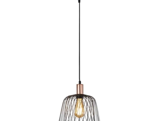 Φωτιστικό Οροφής Sanna 300900102 Black Trio Lighting Μέταλλο