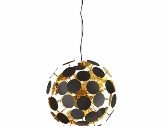 Φωτιστικό Οροφής Discalgo 309900632 Black Trio Lighting Μέταλλο,Πλαστικό