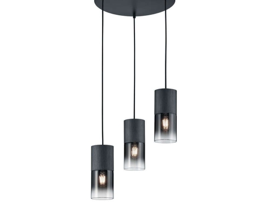 Φωτιστικό Οροφής Robin 310630332 Black Trio Lighting Μέταλλο