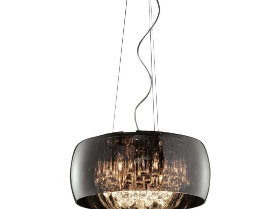 Φωτιστικό Οροφής Vapore 311210606 Chrome Trio Lighting Μέταλλο,Γυαλί
