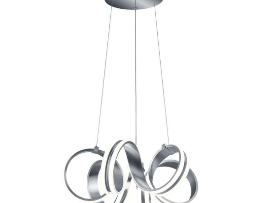 Φωτιστικό Οροφής Carrera 325010105 55x150cm 1xSMD LED 38W 4400lm 3000K Silver Trio Lighting