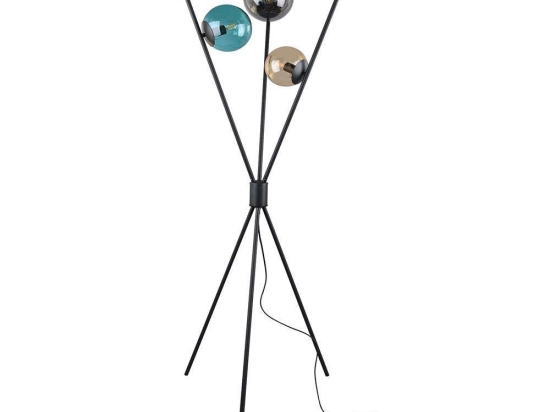 Φωτιστικό Δαπέδου Lance 403400317 Multi Trio Lighting Μέταλλο,Γυαλί