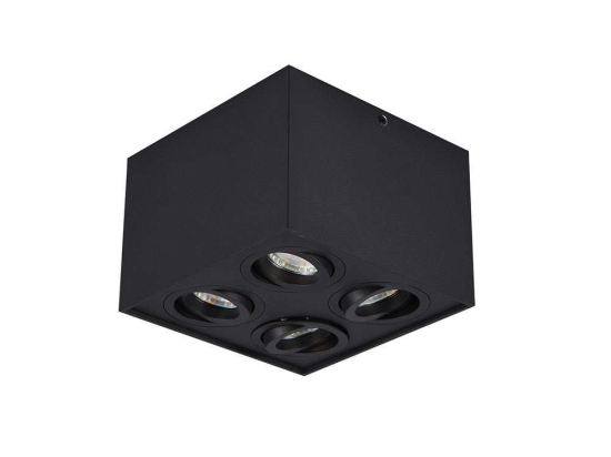 Φωτιστικό Οροφής - Σποτ Biscuit 613000432 17,8x17,8cm Black Trio Lighting Μέταλλο