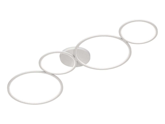 Φωτιστικό Οροφής - Πλαφονιέρα Rondo 622610431 White Trio Lighting Μέταλλο