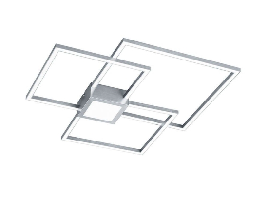 Φωτιστικό Οροφής - Πλαφονιέρα Led Hydra 676210407 65,5x66,5cm Nickel Trio Lighting Μέταλλο