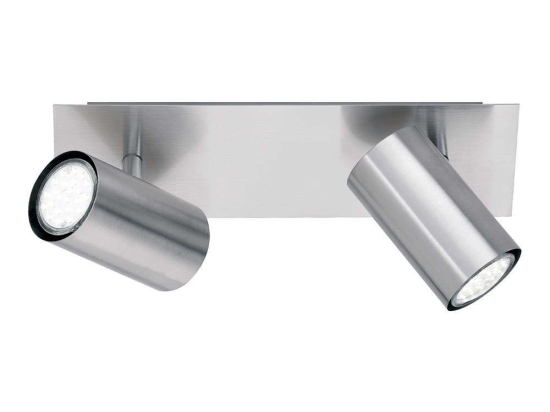 Φωτιστικό Οροφής-Σποτ Marley 30x15x9cm Nickel Mat 802400207 Trio Lighting Μέταλλο