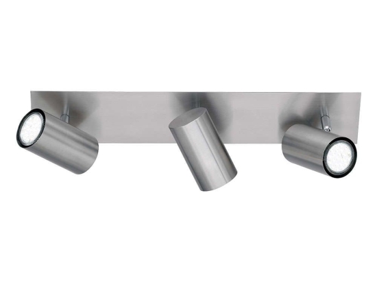 Φωτιστικό Οροφής-Σποτ Marley 48x15x9cm Nickel Mat 802400307 Trio Lighting Μέταλλο