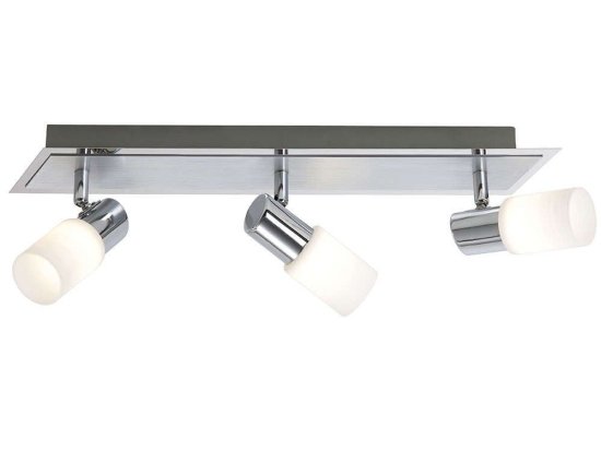 Φωτιστικό Οροφής - Σποτ Clapton 821410305 Chrome Trio Lighting Αλουμίνιο,Γυαλί