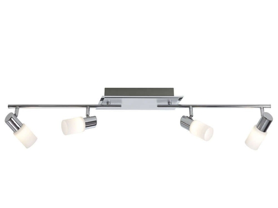 Φωτιστικό Οροφής - Σποτ Clapton 821410405 Chrome Trio Lighting Αλουμίνιο,Γυαλί