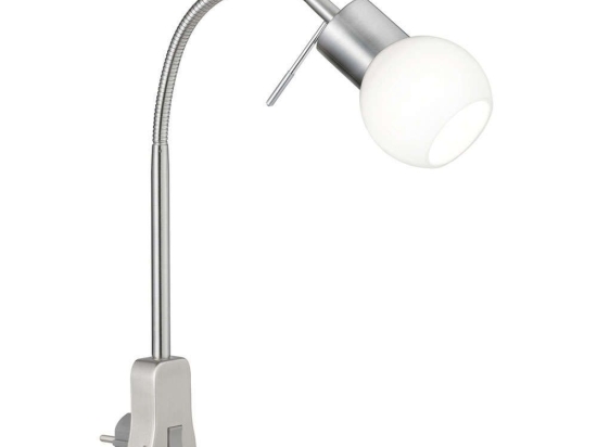Φωτιστικό Τοίχου - Πρίζας Fred 891770107 Nickel Trio Lighting Μέταλλο