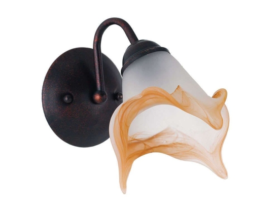 Φωτιστικό Τοίχου - Απλίκα I-1162/AP RUG 700022740685  Rust Fan Europe Μέταλλο,Γυαλί